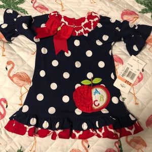 Rare Edition polka dot dress NWT
